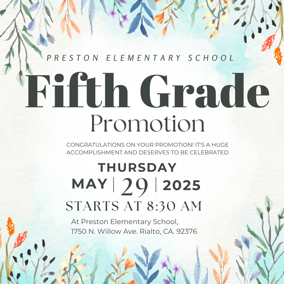 5th grade promotion 
